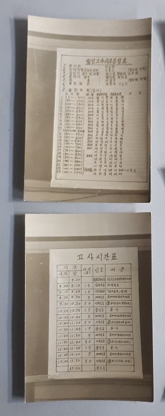 866 필답고사 관련 사진 자료