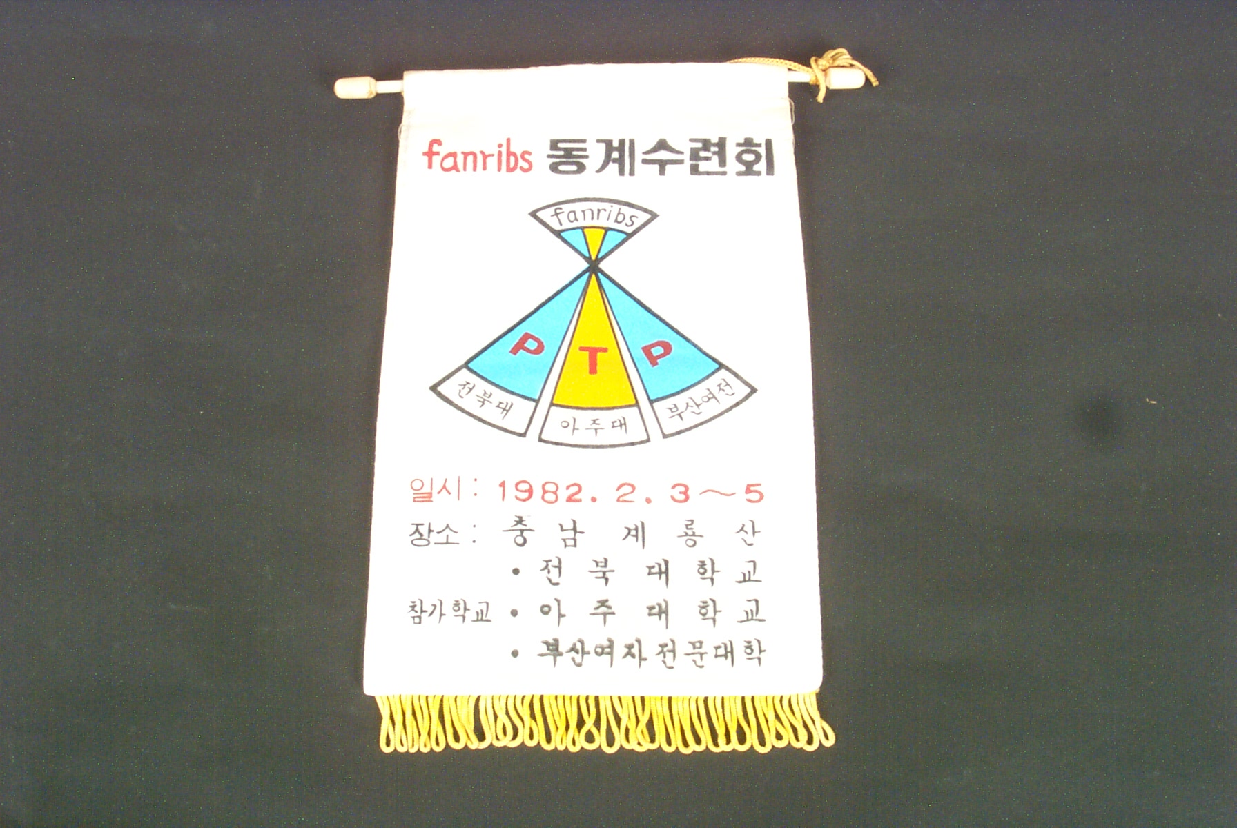 446 1982 P.T.P fanribs 동계수련회 기념 패넌트